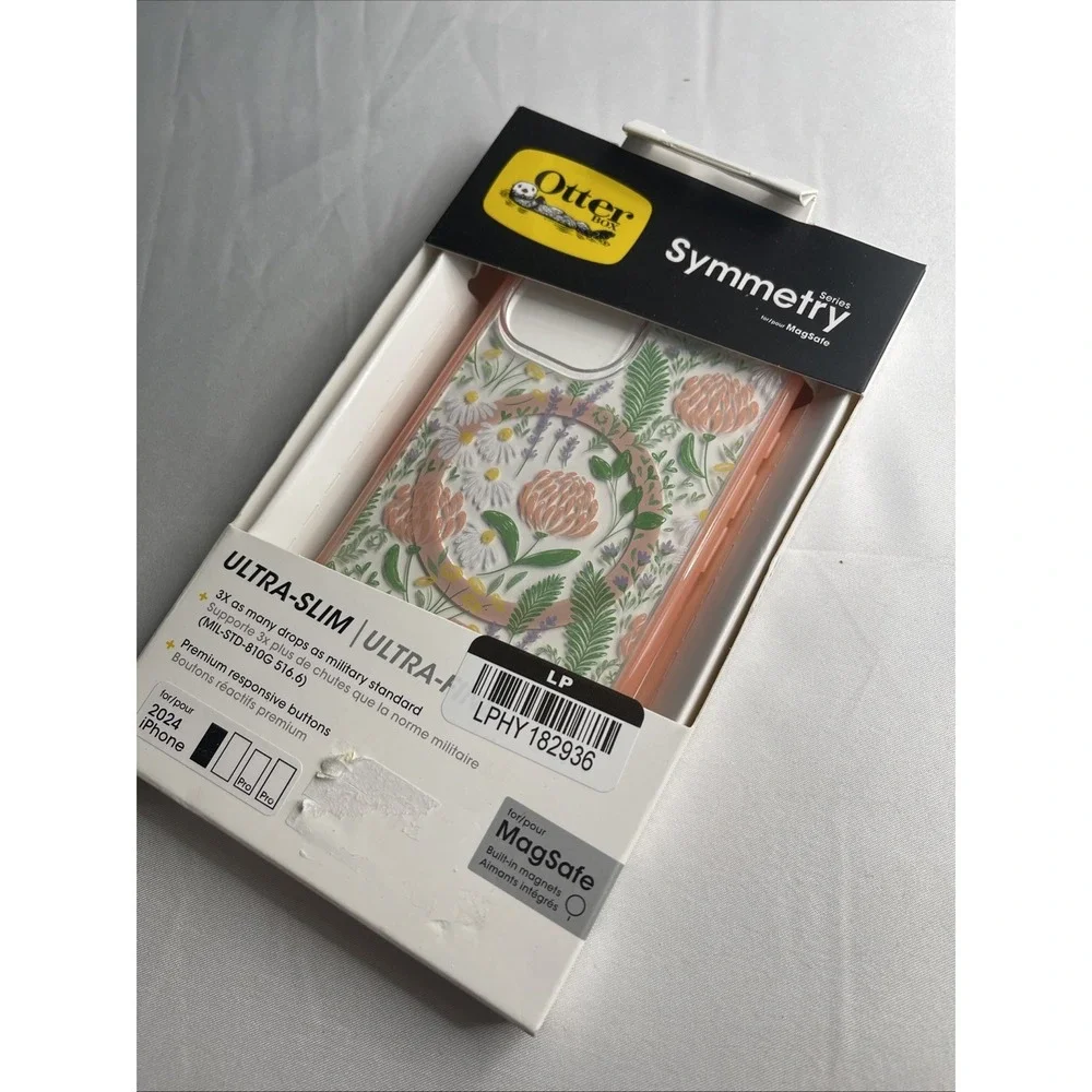 OtterBox Apple iPhone 16 Symmetry Series Case w MagSafe - Peachy Bloom
